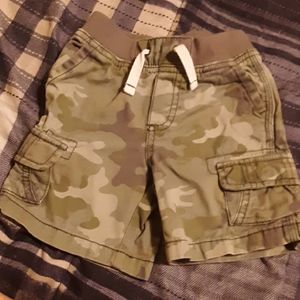 18m boys camo shorts